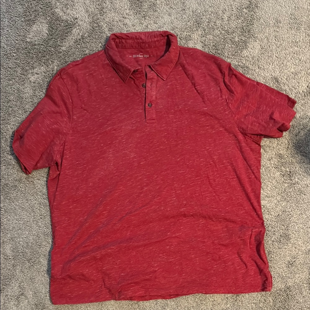 Classic Red Polo Shirt for Men